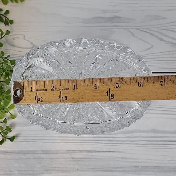 Bohemian crystal Royal Limited oval trinket box 6.5" X 4.5" - Picture 6 of 8